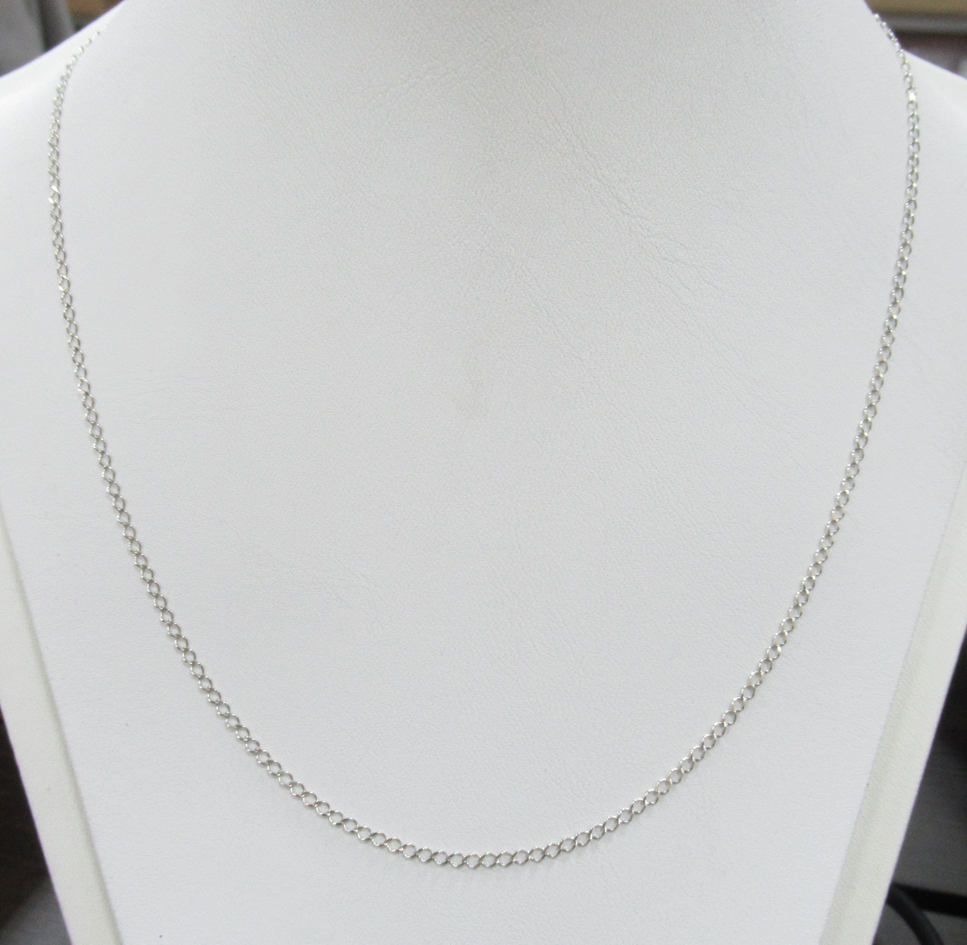 Серебряная цепь плетение "Ромб"